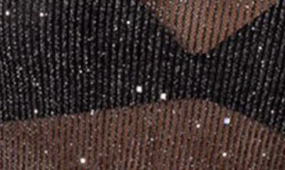Edikted Marly Sequin Sheer Crop Top In Black