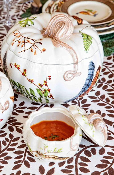 Juliska Forest Walk Pumpkin Soup Bowl In Cafe Au Lait