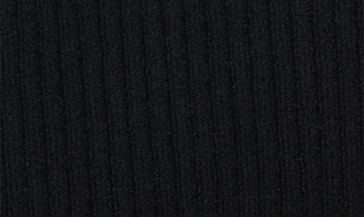 Truce Kids' Faux Fur Collar Rib Cardigan In Black