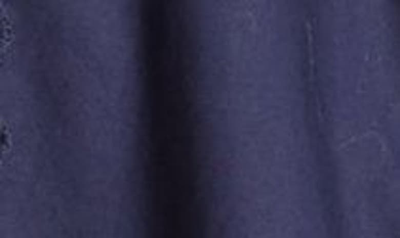 Shop Masai Copenhagen Gerel Embroidered Inset Cotton Tunic Shirt In Maritime Blue