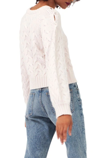 Shop Equipment Stefania Cable Stitch Wool Sweater In Brazilian Sand