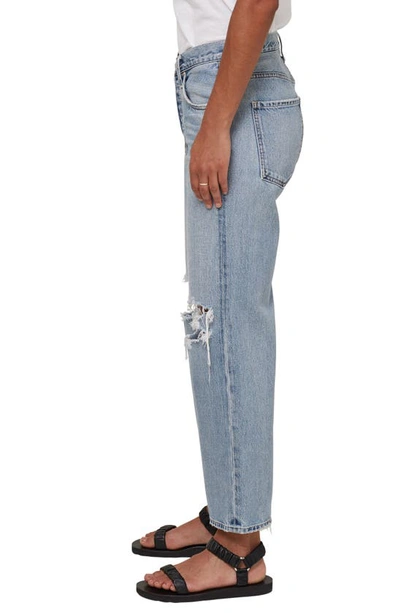 Shop Citizens Of Humanity Elle Ripped High Waist Bootcut Jeans In Elodie