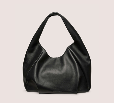 Shop Stuart Weitzman The Moda Hobo Bag In Black