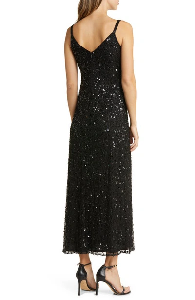 Shop Pisarro Nights Beaded Cocktail Dress With Bolero In Black