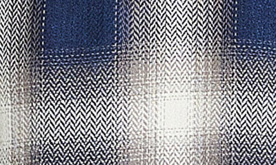 Lucky Brand Mesa Plaid Cotton Flannel Button-up Shirt In Indigo Plaid