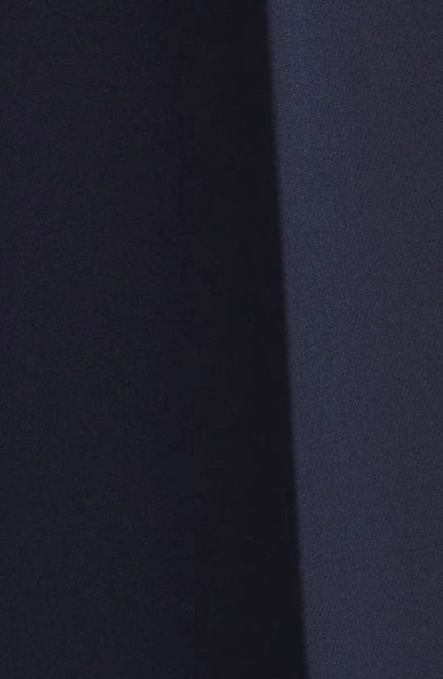 Kobi Halperin Side Stripe Stretch Twill Wide Leg Pants In Navy