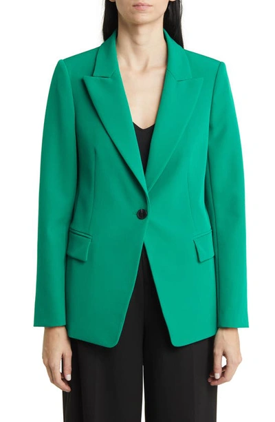 Kobi Halperin Jordi Single-button Twill Jacket In Ivy