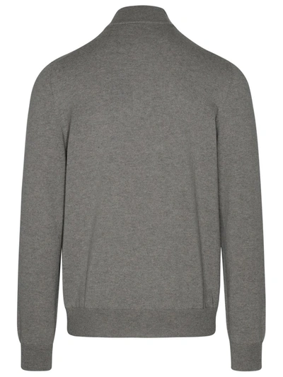 Shop Gran Sasso Beige Cashmere Turtleneck Sweater