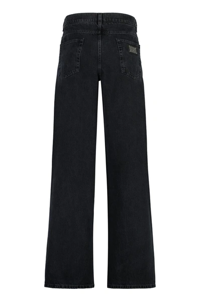 Shop Dolce & Gabbana Loose-fit Jeans In Black