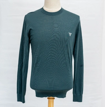 Pre-owned Prada Men's Superfine Wool Long-sleeve Jumper
