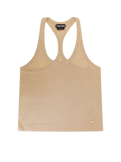 Shop Tom Ford Top In Gold