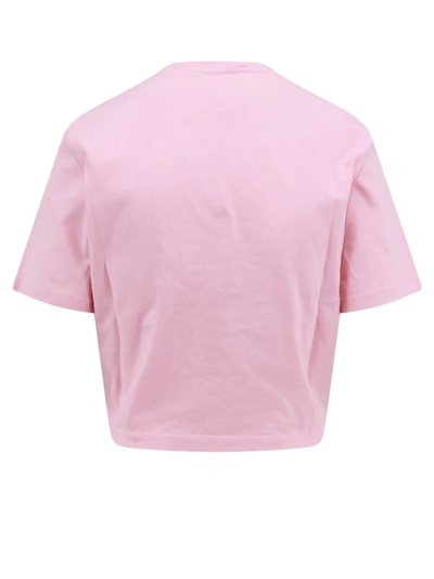 Shop Versace T-shirt In Pink