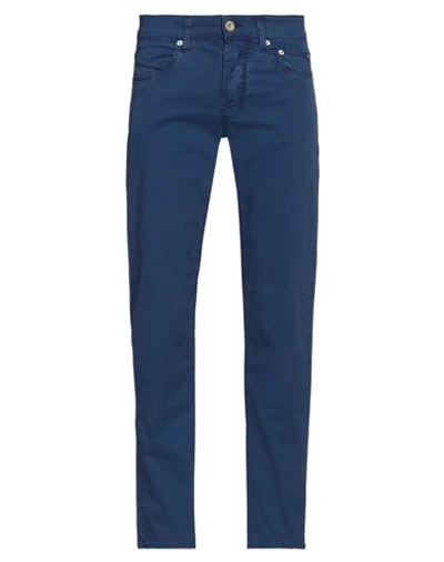 Shop Siviglia Man Pants Blue Size 29 Cotton, Elastane