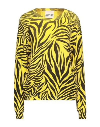 Shop Aniye By Woman Sweater Yellow Size Xs Cotton