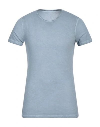 Shop Majestic Filatures Man T-shirt Slate Blue Size S Cotton