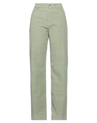 Shop Mauro Grifoni Grifoni Woman Pants Sage Green Size 26 Cotton, Elastane