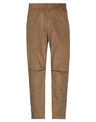 Shop Pmds Premium Mood Denim Superior Man Pants Camel Size 34 Cotton, Elastane In Beige