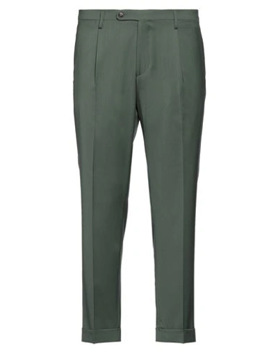 Shop Michele Carbone Man Pants Dark Green Size 40 Virgin Wool