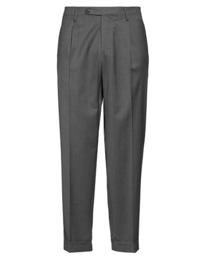 Michele Carbone Man Pants Lead Size 42 Virgin Wool In Grey