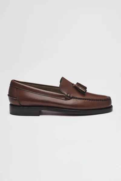 Shop Sebago Classic Will Tassle Loafer In Brown, Men's At Urban Outfitters