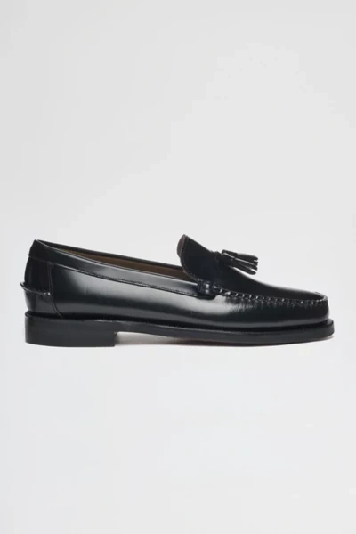 Shop Sebago Classic Will Tassle Loafer In Black, Men's At Urban Outfitters
