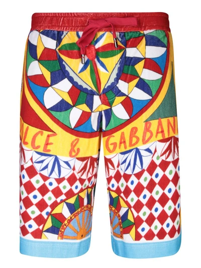 Shop Dolce & Gabbana Shorts In Multi