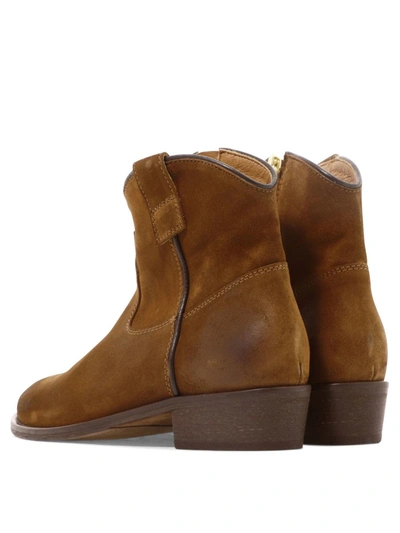 Shop Via Roma 15 "martora" Ankle Boots In Brown