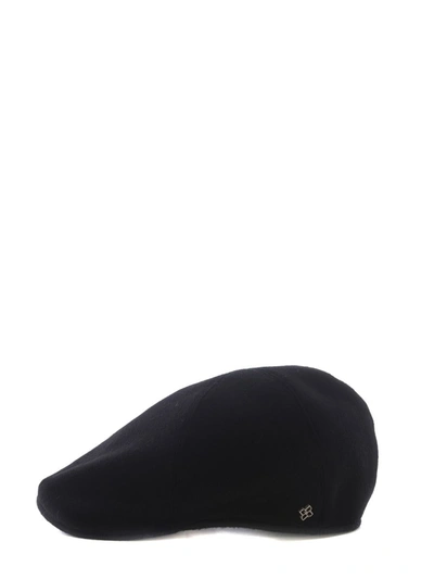 Shop Tagliatore Hats Black