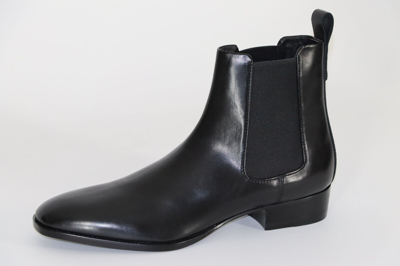 Pre-owned Hugo Boss Chelsea Boots, Mod. Culth_cheb_lt, Gr. 44 / Uk 10 / Us 11, Black In Schwarz