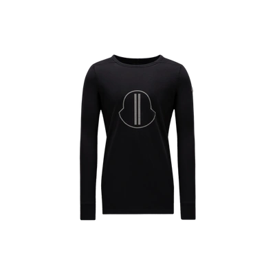 Shop Rick Owens Moncler X  Level T Long Sleeve T-shirt