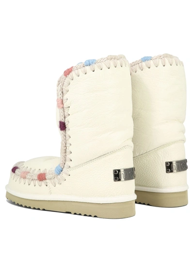 Shop Mou Eskimo 24 Overstitching Ankle Boots