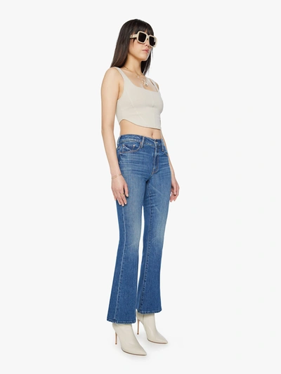 Shop Mother The Weekender It's A Small World Jeans In Blue