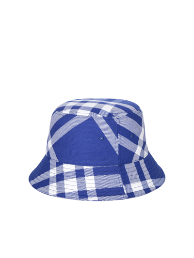 Shop Burberry Bucket Blue Hat