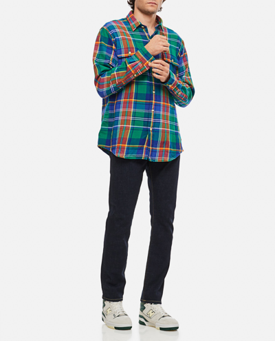 Shop Polo Ralph Lauren Scottish Twill Shirt In Multicolour