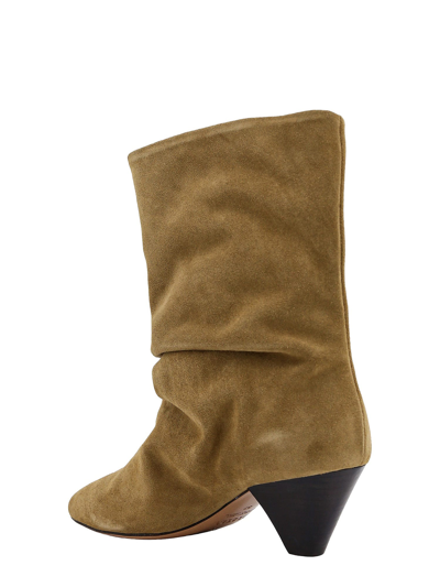 Shop Isabel Marant Reachi Ankle Boots In Brown