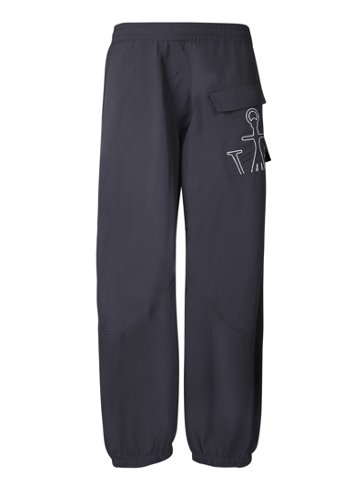 Shop Jw Anderson Twisted Black Sport Trousers