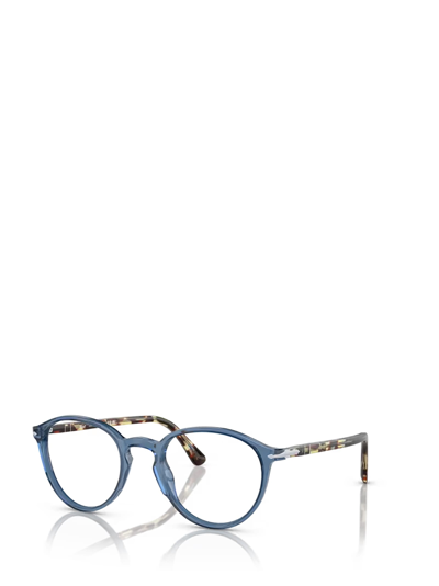 Shop Persol Po3218v Transparent Navy Glasses