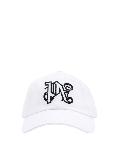 Shop Palm Angels Hat In White
