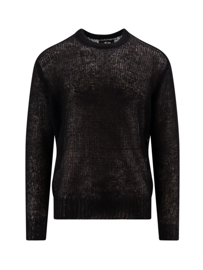 Shop Stussy Sweater In Black