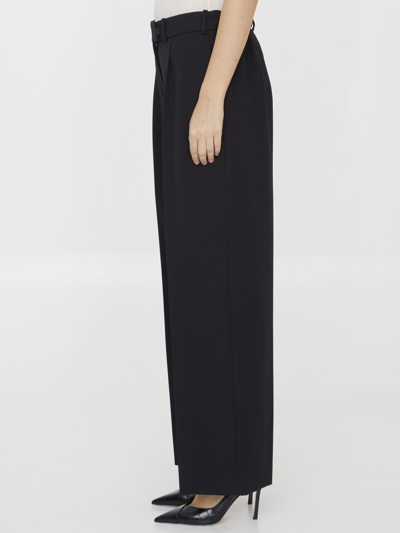 Shop The Row Roan Trousers In Black