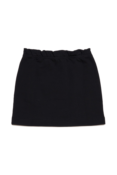 Shop N°21 N21g50f Skirt  Branded Fleece Skirt In Black/white