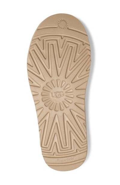 Shop Ugg Tasman Crafted Regenerate Genuine Shearling Lined Slipper In Sand