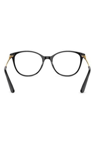 Shop Dolce & Gabbana 54mm Butterfly Optical Glasses In Black