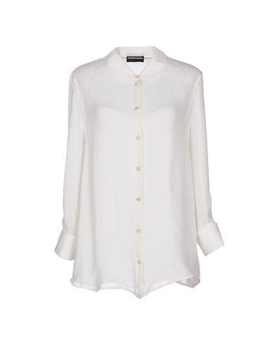 Emporio Armani Silk Shirts & Blouses In White | ModeSens