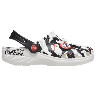 Shop Crocs Mens  Coca-cola Classic Polar Bear Clogs In White/black