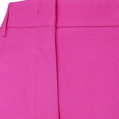 Shop Valentino Trousers In Pink Pp