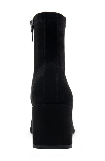 Aerosoles Auk Boot-ankle Boot-wedge In Black Faux
