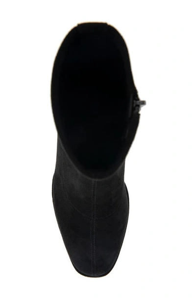 Aerosoles Auk Boot-ankle Boot-wedge In Black Faux