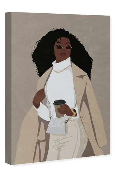 Wynwood Studio Business Fashion Woman Canvas Wall Art In Brown