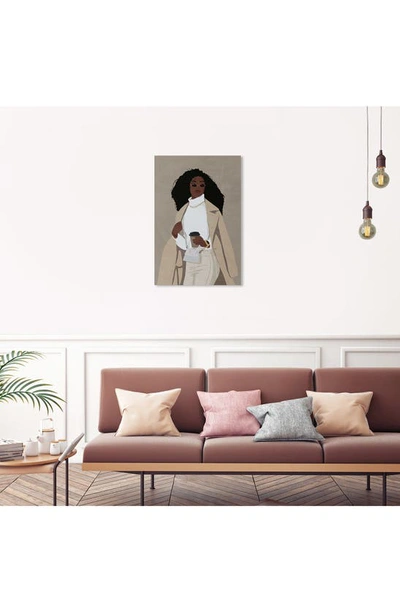 Wynwood Studio Business Fashion Woman Canvas Wall Art In Brown